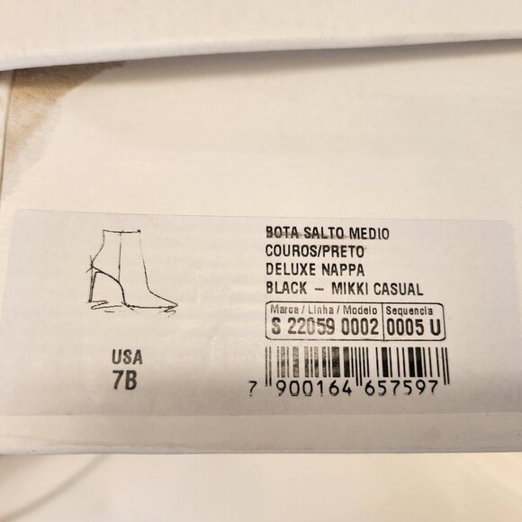 SCHUTZ Leather "Mikki" Point toe Booties. NIB. Size 7 - Picture 10 of 12